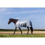 Chemise pour cheval riding world belly mesh 155 cm mixte gris