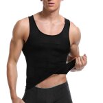 Chemise de compression amincissante pour hommes, gilet d'entranement de gymnastique, sans manches, gyncologi ...