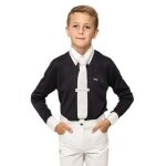 Chemise de concours equitation manches courtes enfant premier equine mini antonio
