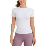 Chemises d'entranement pour femmes, hauts d'entranement pour femmes, chemises de yoga sans couture, ...