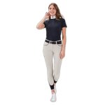 Chemise d'�quitation concours femme gaze jaffran l femme bleu