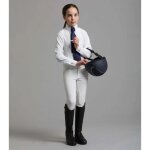 Chemise d'�quitation de concours fille premier equine tessa 7 / 8 ans femme blanc