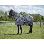 Chemise filet riding world  combo� - couleur : motif z�bre noir / blanc, taille : 5'9  / 175 cm