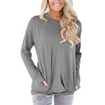Chemise a manches longues avec poches gris (s)