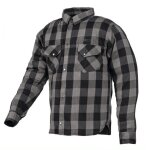 Chemise ville textile pour moto scooter homme nexone noir gris taille 4xl homologu ce