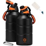 Cheng - gourde isotherme 1. 9l avec bouchon magntique, gourde sport double paroi sans bpa, bouteille ...