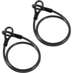 Chenquansarl - 2 pices cbles antivol vlo scurit 1m en acier, cable antivol velo avec revtement ...