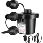 Chenquansarl - gonfleur electrique, pompe a air electrique, gonfleur 240v / 130w, avec 3 buses pompe ...
