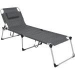 Chenquansarl - lucca cha longue, bain de soleil en aluminium et textilne avec dossier rglable, a 3 ...