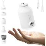 Chenquansarl - pompe a air gonfleur electrique avec batterie pour matelas lits gonflable, sacs de rangement ...