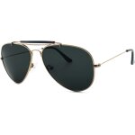 Chicslick - havana vintage lunettes de soleil hommes femmes aviateur lunettes de soleil rtro classique ...