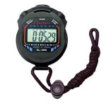 Chronom�tre sport montre alarme date minuterie multifonction professionnel noir