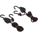 Cintres a cliquet réglables robustes de 1 / 8 po - lot de 2 cordes en nylon avec crochets en acier pour ... Cintres a cliquet réglables robustes de 1 / 8 po - lot de 2 cordes en nylon avec crochets en acier pour ...
