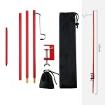 Cintre de lampe lanterne de camping en alliage d'aluminium détachable, support de lumière ultraléger ... Cintre de lampe lanterne de camping en alliage d'aluminium détachable, support de lumière ultraléger ...