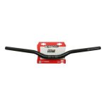 Cintre vtt demi releve ergotec 5 xl alu noir diam 25, 4mm l 630mm releve 30mm (homologue niveau 5)