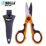 Ciseaux de pche en acier inoxydable 420, accessoires electricien, pince portable, coupe ligne de tresse ...