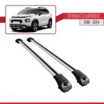 Compatible avec citroen c3 aircross 2018 - 2024 barres de toit ace - 1 railing porte - bagages de voiture ...