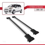 Compatible avec citroen c3 picasso 2009 - 2017 barres de toit fly modle railing porte - bagages de voiture ...