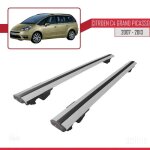 Porte - bagages de toit - citroën - c4 grand picasso - aluminium - 2 barres - charge 75 kg Porte - bagages de toit - citroën - c4 grand picasso - aluminium - 2 barres - charge 75 kg