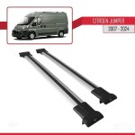 Compatible avec citroen jumper 2 2007 - 2026 fly model barres de toit railing porte - bagages de voiture ...