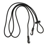 Civire de cou cheval noir, corde elastique de renne cheval rglable avec boucles en plastique, fournitures ...