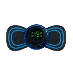 Civire de cou ems avec ecran lcd, masseur electrique, 8 modes, patch de massage cervical, impulsion, ...
