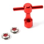 Cl de golf rouge, poids de putter, outil de cl pour les putters scotty cameron, 2 pices