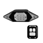 Clignotant arrire en led pour vlo, rtro - eclairage, lampe de poche, feu rechargeable, avec cbles ...