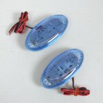 Clignotant ¿il de chat bleu a led pour auto moto scooter quad feu d�coratif