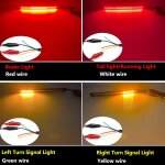 Clignotant led universelle feu de freinage, feu arrire, feu de plaque d'immatriculation intgr pour ...