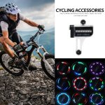 Clignotant de roue de v�lo 14led, 2 pi�ces, etanche, pour vtt, v�lo de nuit, v�lo de route en plein air, ...