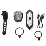Clignotants de vélo télécommande indicateur de direction de vélo led feu arrière usb rechargeable cyclisme ... Clignotants de vélo télécommande indicateur de direction de vélo led feu arrière usb rechargeable cyclisme ...