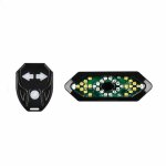 Clignotants de v�lo t�l�commande indicateur de direction de v�lo vtt led feu arri�re de cyclisme rechargeable ...
