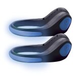 Clip de lumire d'avertissement led, clip de chaussure clignotant pour la course de nuit, vlo jogging, ...