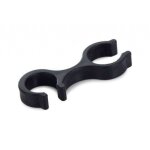Clips de rangement pour 2 b�tons de marche trek trekking attache plastique