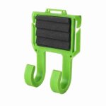 Clips de support de canne a pche a la mouche, en abs vert, monts a la ceinture, les deux mains libres ...