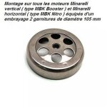 Cloche d embrayage one pour scooter mbk 50 nitro neuf
