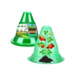 Cloche de protection pour plantes lot de 15 mini - serre anti - limaces jardin potager plastique pet ...