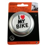 Clochette sonnette v�lo i love my bike klaxon alarme sonore vtt vtc universelle