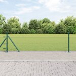 Clôture hexagonale vidaxl verte 0, 4x100 m acier, poteaux de clôture vidaxl avec plaques de base 13 pcs ... Clôture hexagonale vidaxl verte 0, 4x100 m acier, poteaux de clôture vidaxl avec plaques de base 13 pcs ...