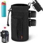 Cmjaagur - porte gourde velo sans vis bidon porte velo avec poche en maille porte gourde pour utv atv ...