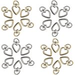 Coeur forme fermoir pivotant crochet 24 pcs coeur mtal crochet mousqueton porte - cls pivotants en ...