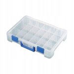 Coffre de rangement pour matériel de pêche mesurant 40, 5 cm x 29 cm x 7, 8 cm Coffre de rangement pour matériel de pêche mesurant 40, 5 cm x 29 cm x 7, 8 cm