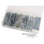 Coffret de 555 goupilles fendues en acier zingue