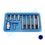 Coffret d'embouts 12 pans xzn types m, m5 a m12