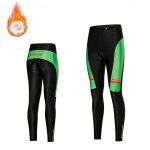 Collants de cyclisme en polaire thermique pour femmes, coussin en gel, pantalon de vélo, pantalon de ... Collants de cyclisme en polaire thermique pour femmes, coussin en gel, pantalon de vélo, pantalon de ...