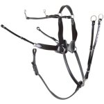 Collier de chasse pour cheval 5 - points elastique premiere pony mixte noir