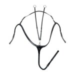 Collier de chasse pour cheval en cuir waldhausen x - line