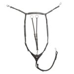 Collier de chasse pour cheval haut avec elastique kavalkade dexter