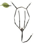 Collier de chasse pour cheval en li�ge 3 points kavalkade cortica full mixte noir